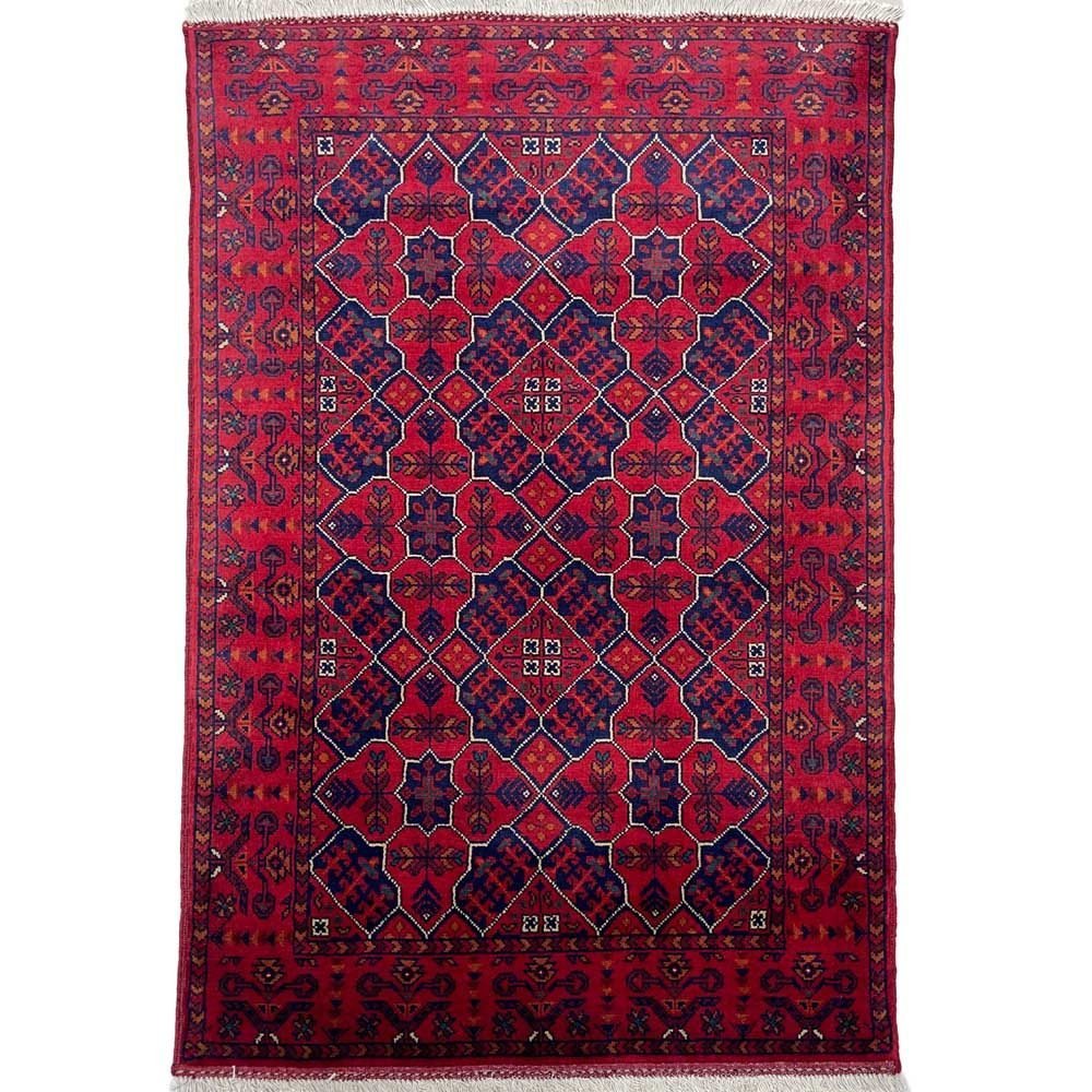 Hand-Woven Afghan Khal Mohammadi Wool Rug (80x120 cm)