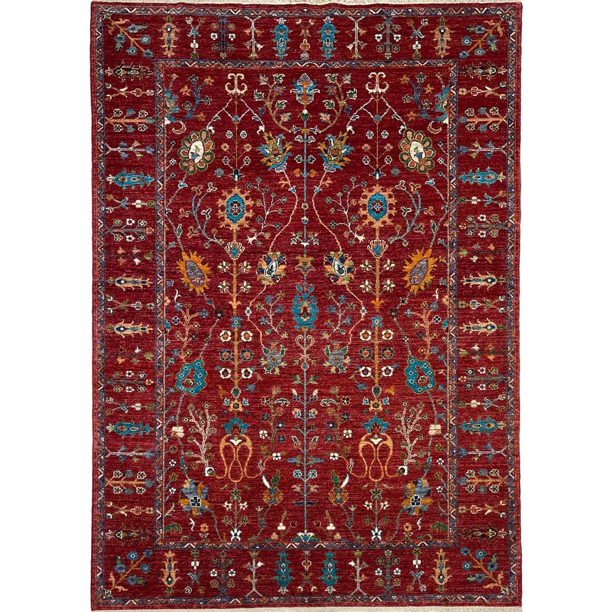 Tapis afghan en laine « Sultani » tissé à la main (170 x 250 cm)