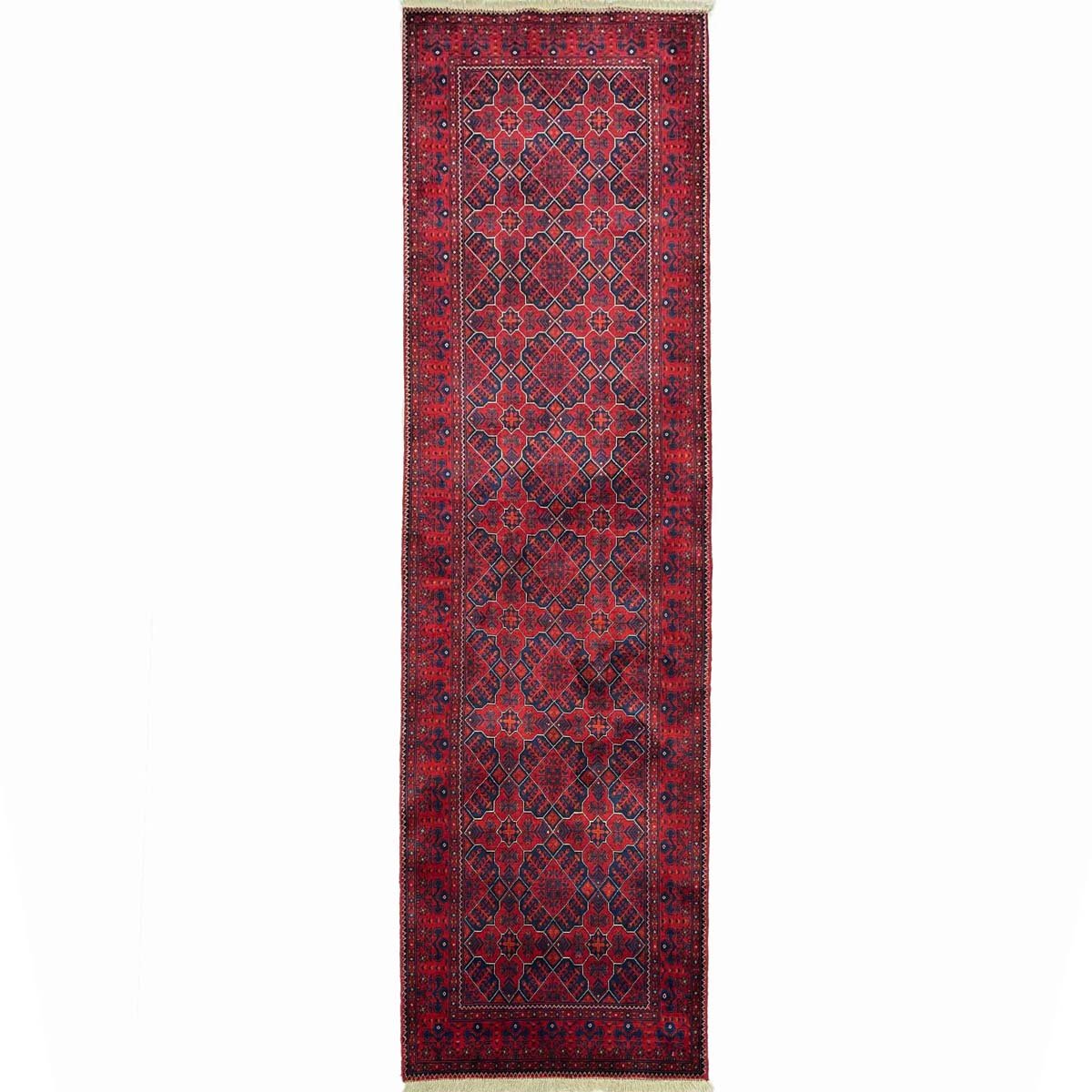 Tapis de passage afghan Bilicik en laine finement tissé à la main (80 x 270 cm)