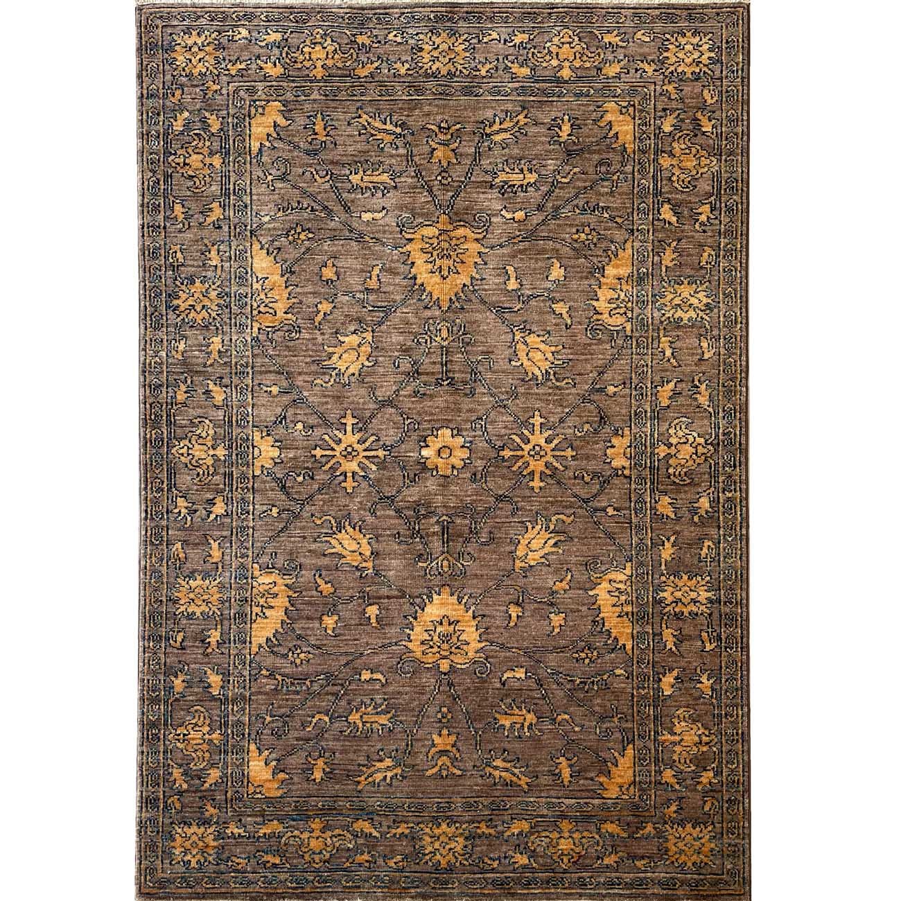 Tapis en laine Sultani tissé à la main (100 x 155 cm)