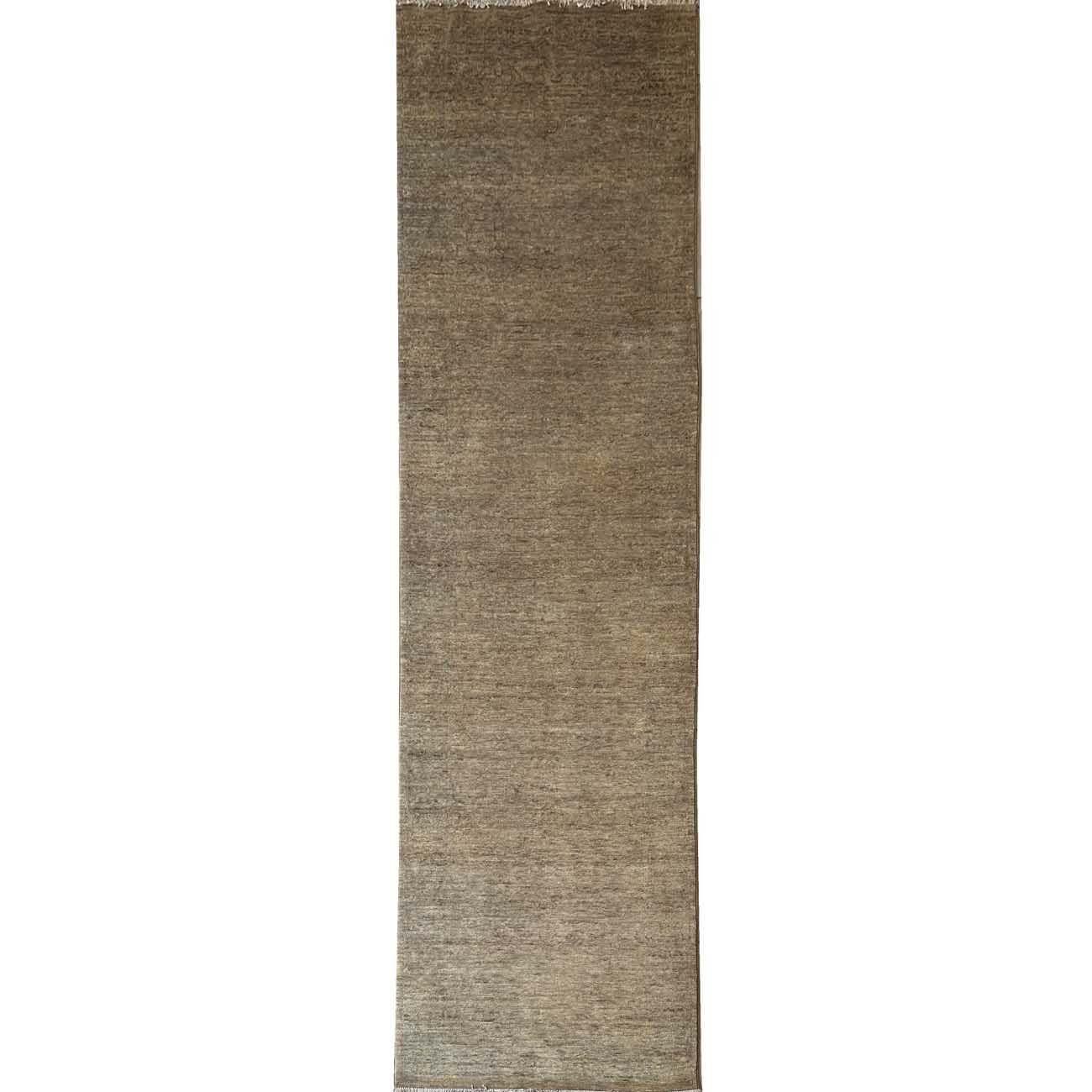 Hand-Woven Overdyed Modern Wool Runner Rug (75x305 cm)