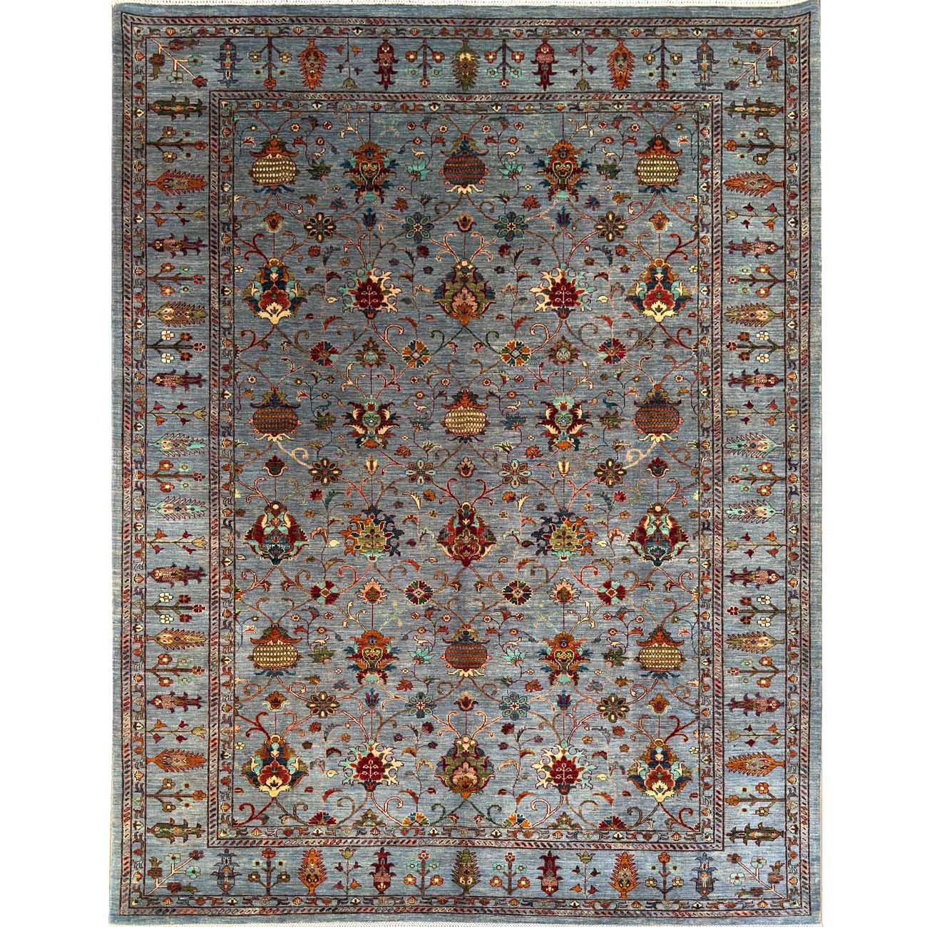 Tapis en laine Sultani tissé à la main (255 x 345 cm)