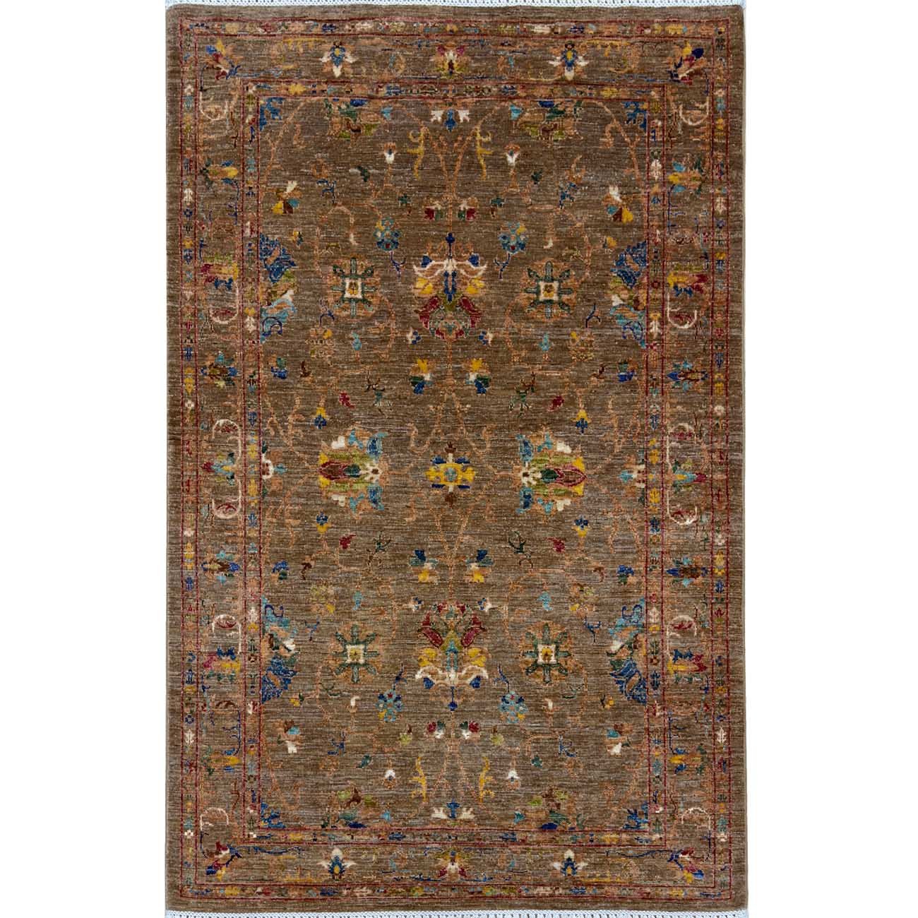 Hand-Woven Sultani Wool Rug (125x185 cm)