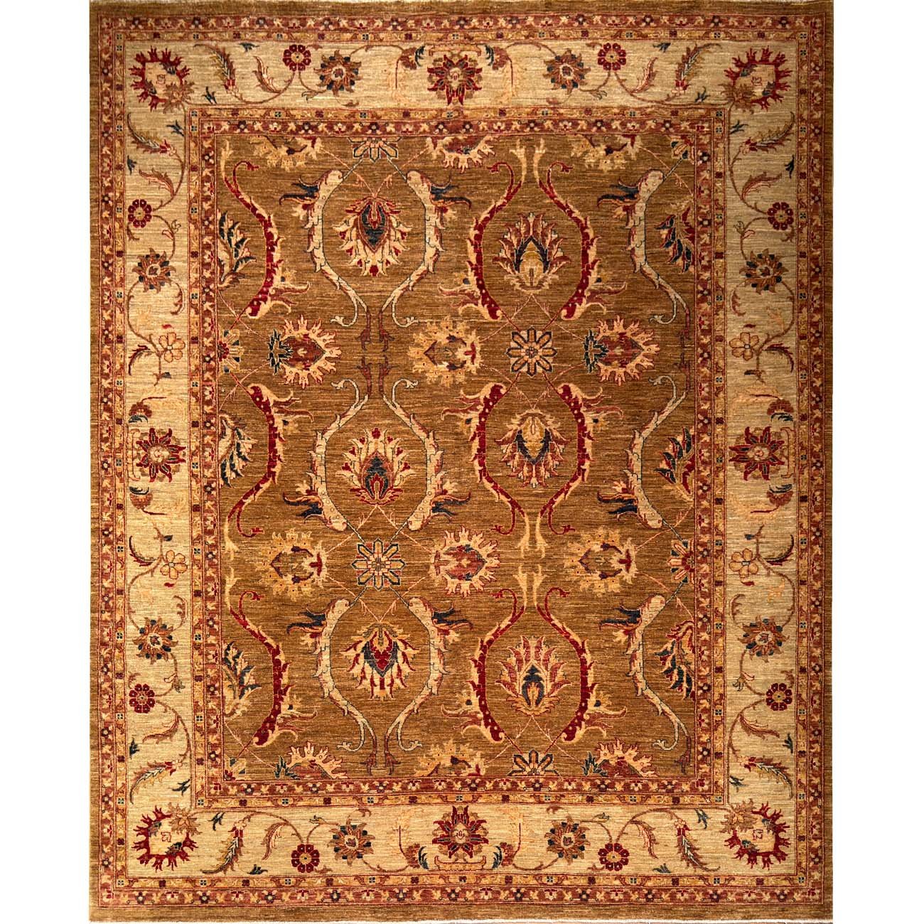 Hand-Woven Oushak Wool Rug (250x300 cm)